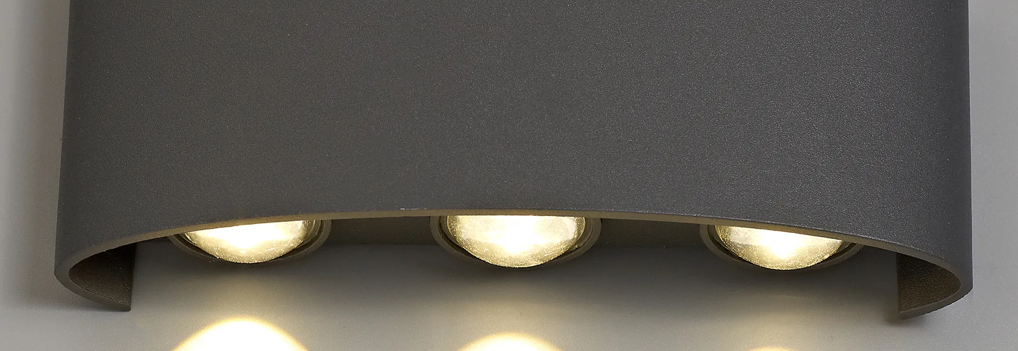 Leoni Wall Light 6W LED IP54 Anthracite D0451  Deco Leoni